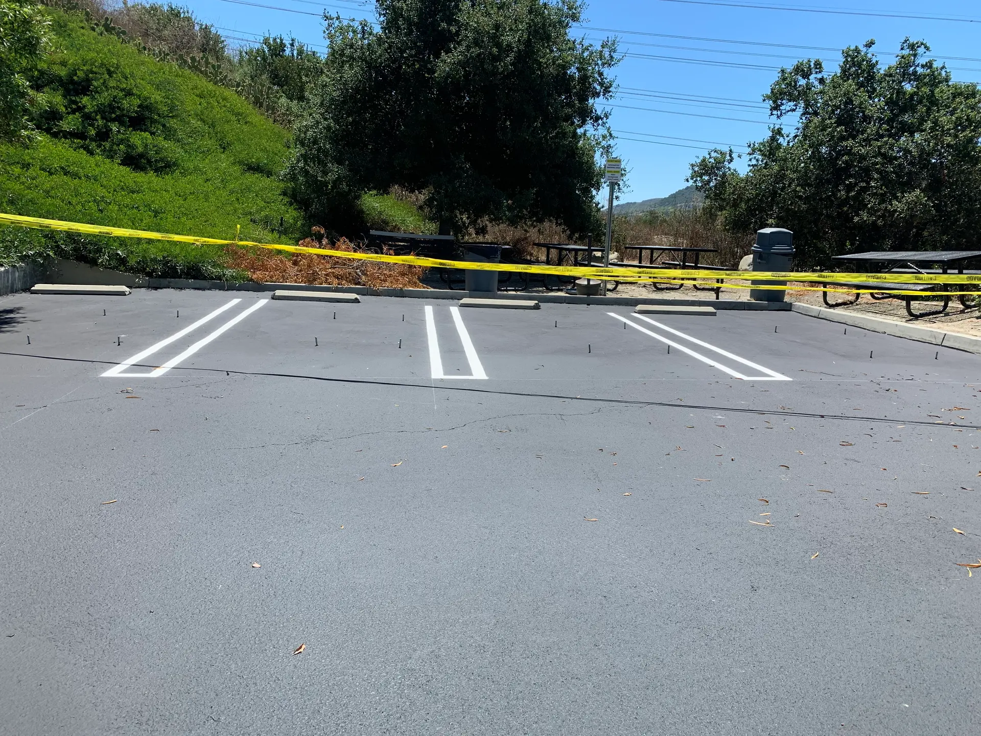 Asphalt resurfacing at an industrial property by Native Union Engineering